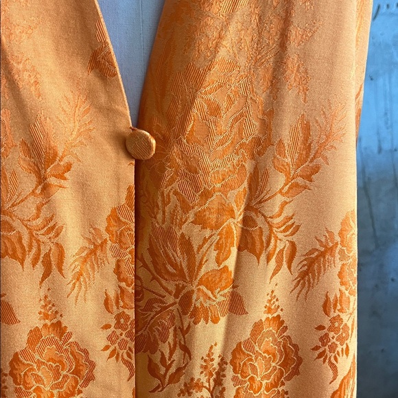 Nervi Orange Sleeveless Maxi Vest - Picture 4 of 13